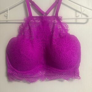 PINK Victoria’s Secret Lace Halter Bralette